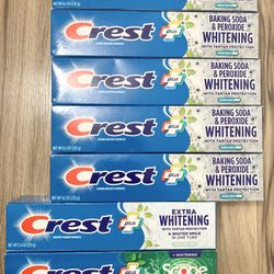 $20 for 7 Crest Toothpaste (5)8.2oz, (2)5.4oz, Two set available 