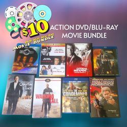 8 Action Movie Bundle - Lethal Weapon, Con Air, Man on Fire - DVD/Blu-ray