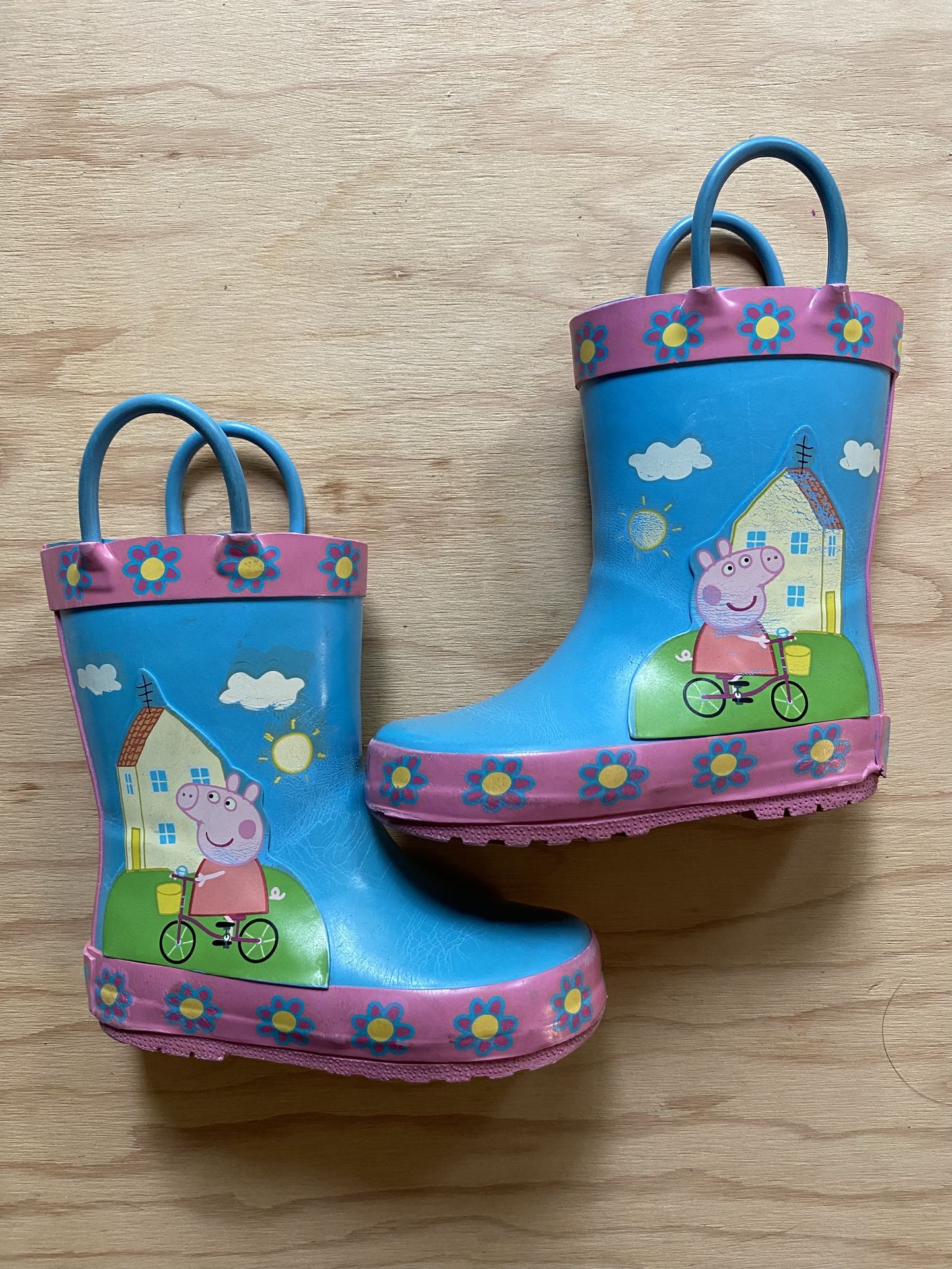 PEPPA Pig Rain Boots - Toddler Size 6