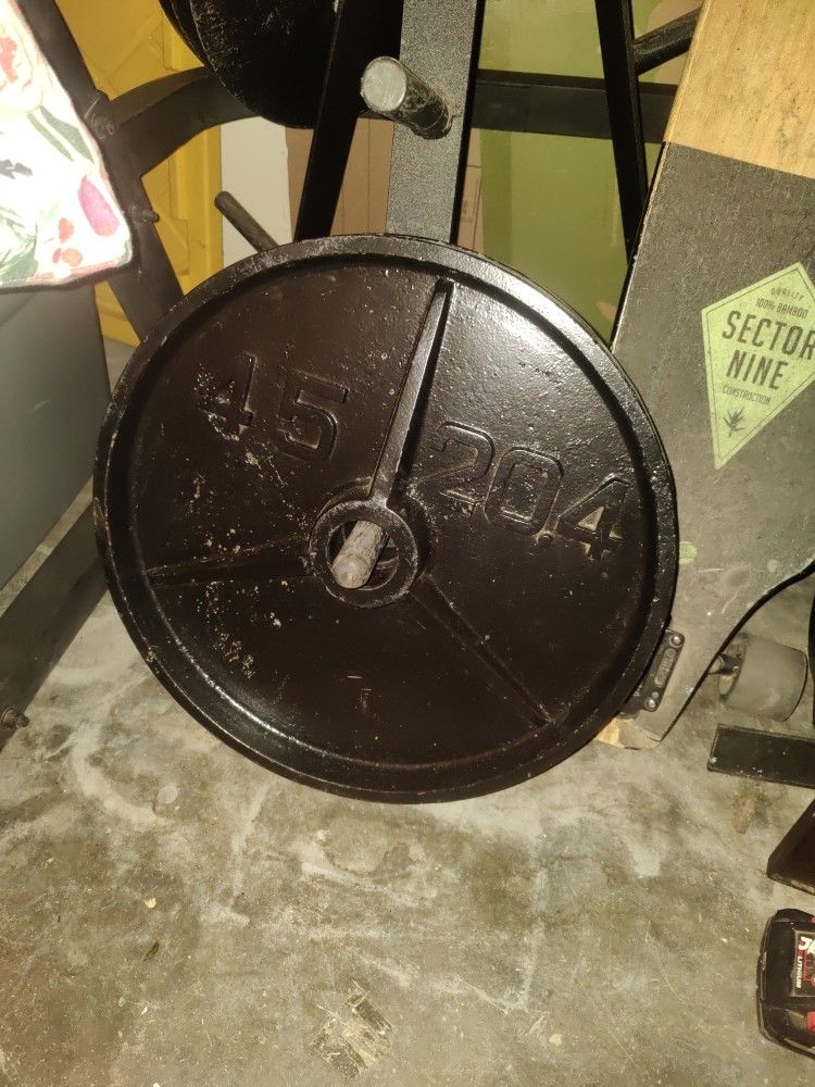 45 Pound Weights Read Description