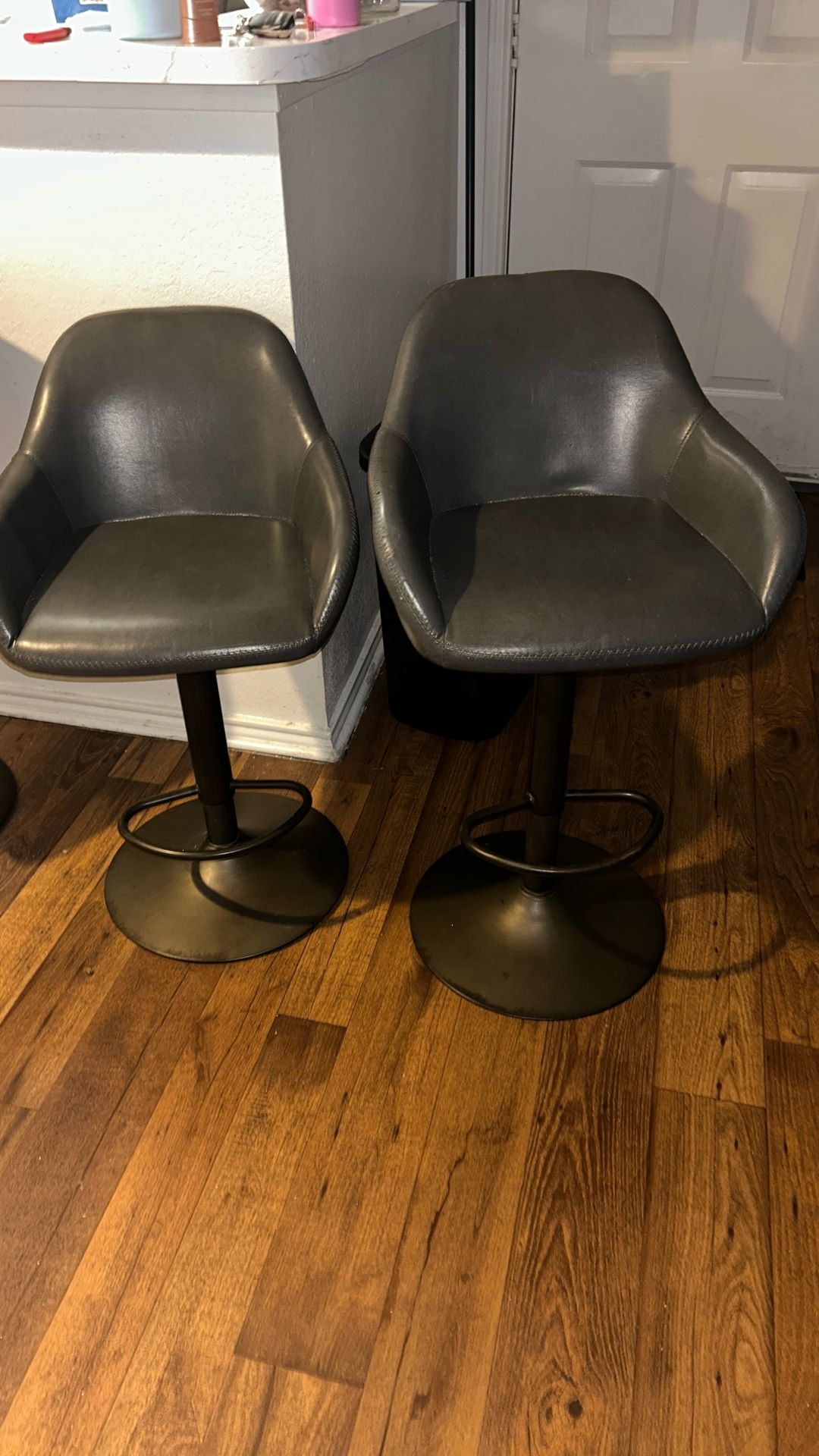 2 Grey Stools