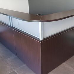 Reception desk and office furniture