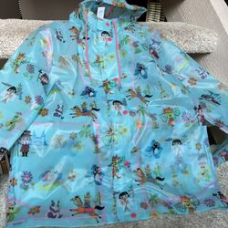 Disneyland It’s a small world size large raincoat
