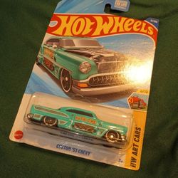 Custom 1953 Chevrolet Hot Wheels Diecast Collectible 