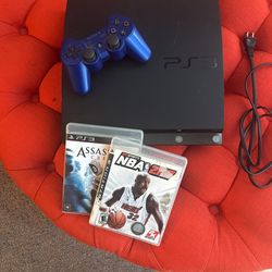 Selling my PS3 with a controller and 2 games
