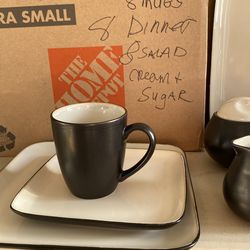 Sango stoneware set of 8 plus