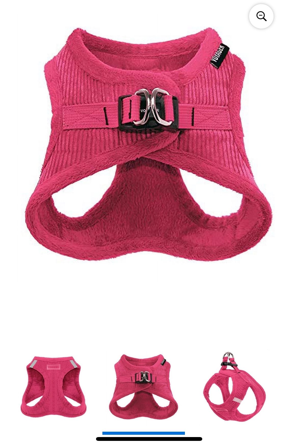 New XS Voyager Step-In Plush Dog Harness - Soft Plush, Step In Vest Harness (Pets 5lbs. & under)