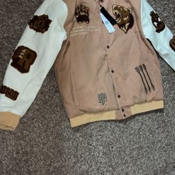 $180 Varsity Leather Jacket 