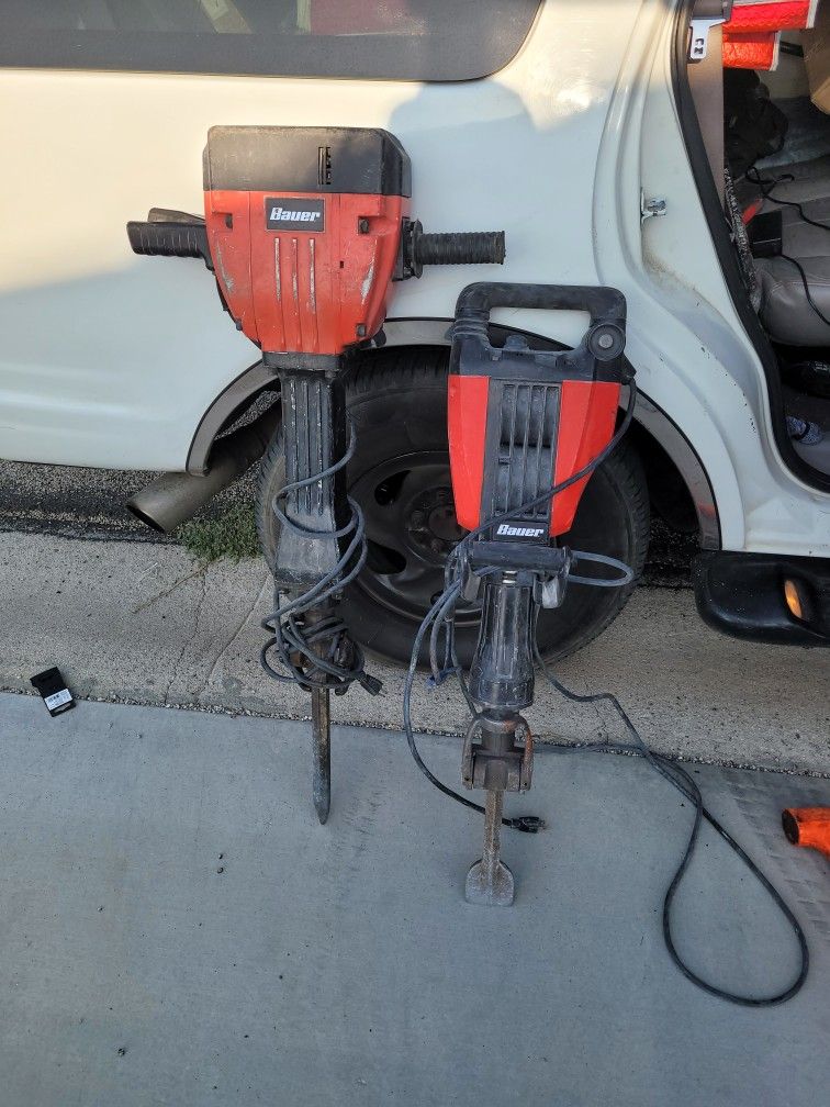 2 Bauer Jack Hammers.