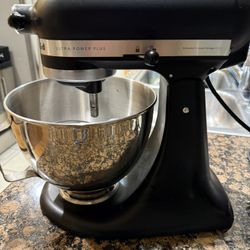 Matte Black Kitchen Aide Mixer 