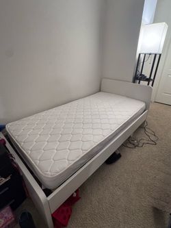Twin Bed and Mattress
