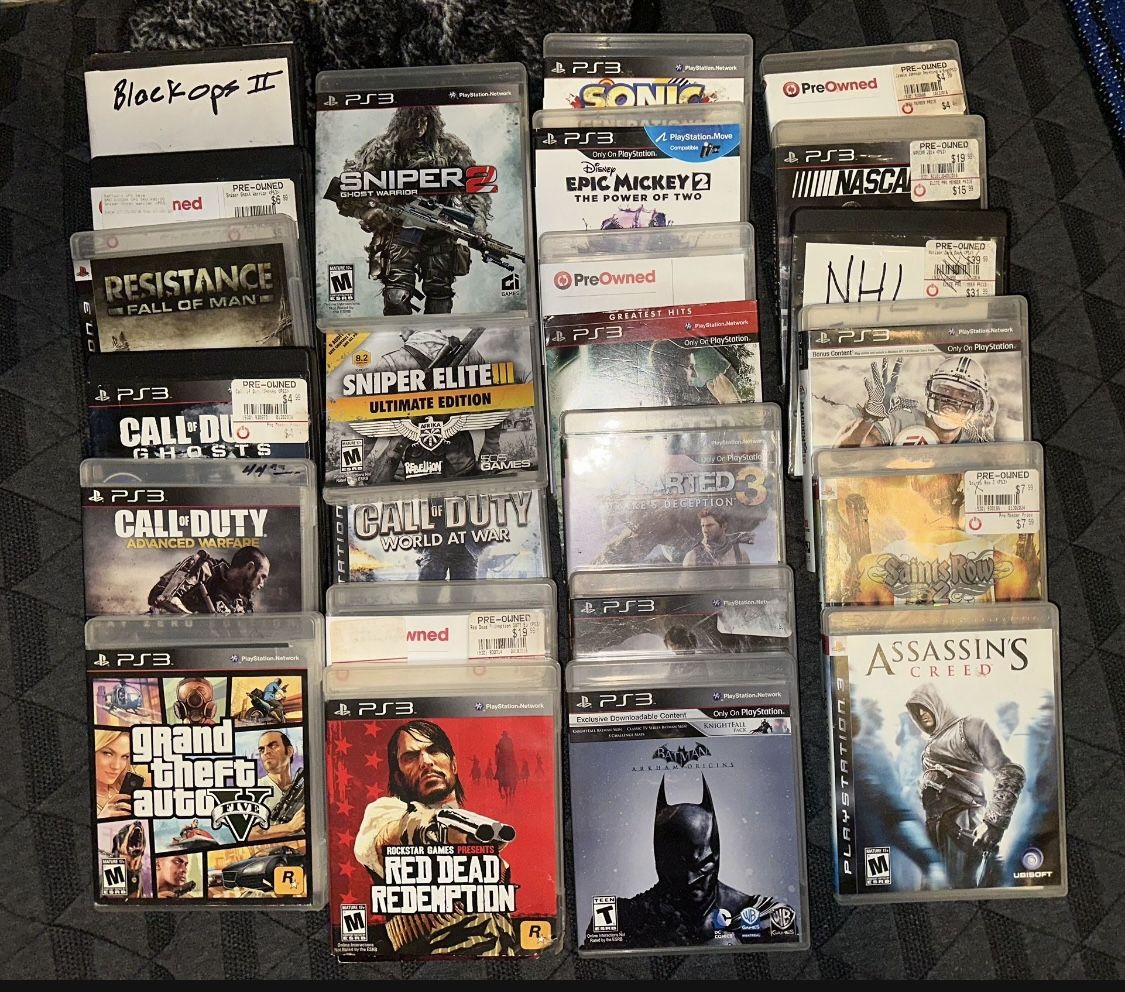 Ps4 Ps3  Xb360 Xbox Pcgames and controllers