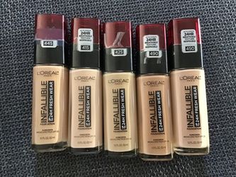 New L’Oréal infallible freshwear foundations