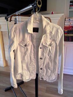Abercrombie & Fitch Distressed Denim Jacket
