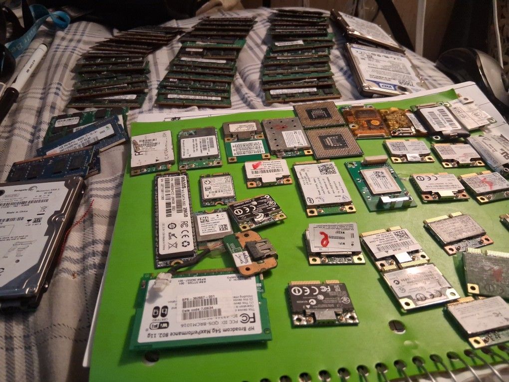 Rams 2gb, 2gb, 4gb,8gb WiFi Network Cards A Few Military Kind