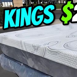 King Organic Hybrid Cool Gel Memory Foamm Matres!!