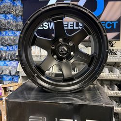 Fuel Shok D664 20x9 +19 Matte Black Wheel Rim 6x139.7 6x5.5 (QTY 4) D66420908457