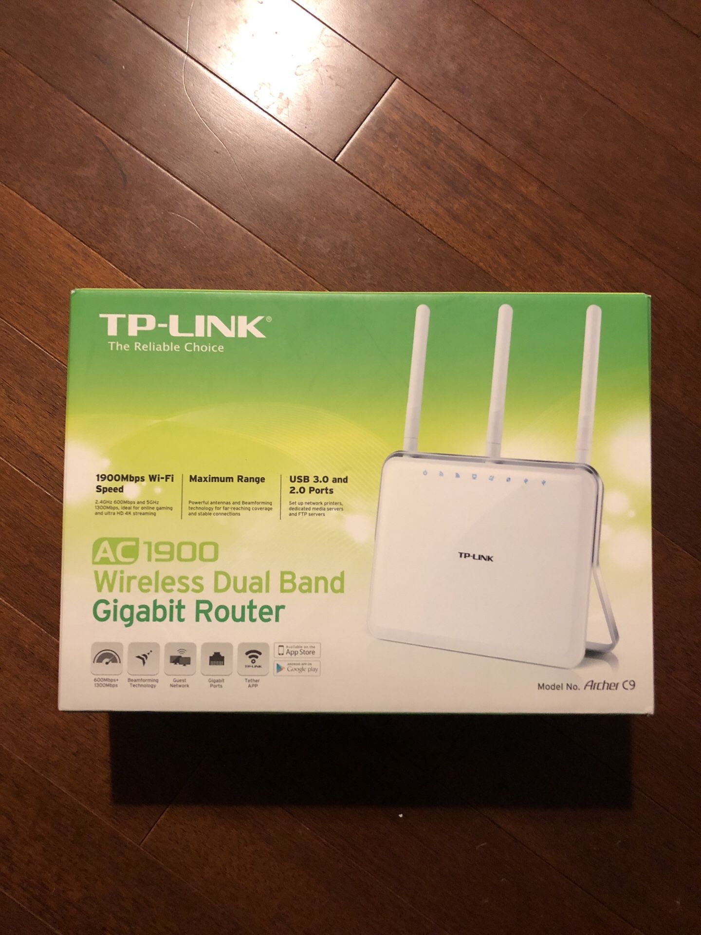 TP Link AC1900 Wireless Dual Band Router (Like New) Box Opened