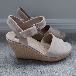 Dolce Vita Suede Espadrille Wedge Sandal - New In Box 