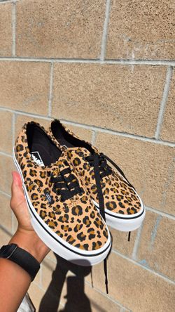 Vans Leopard Print Sneakers