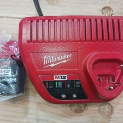 Milwaukee M12 Battery And Charger