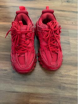 Size 9 Red Balenciaga tracks