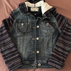 Denim Hoodie Jacket Small