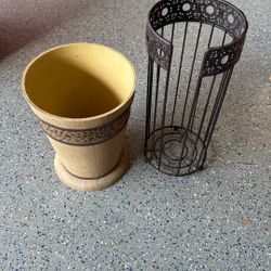 Trash Can, Toilet Paper