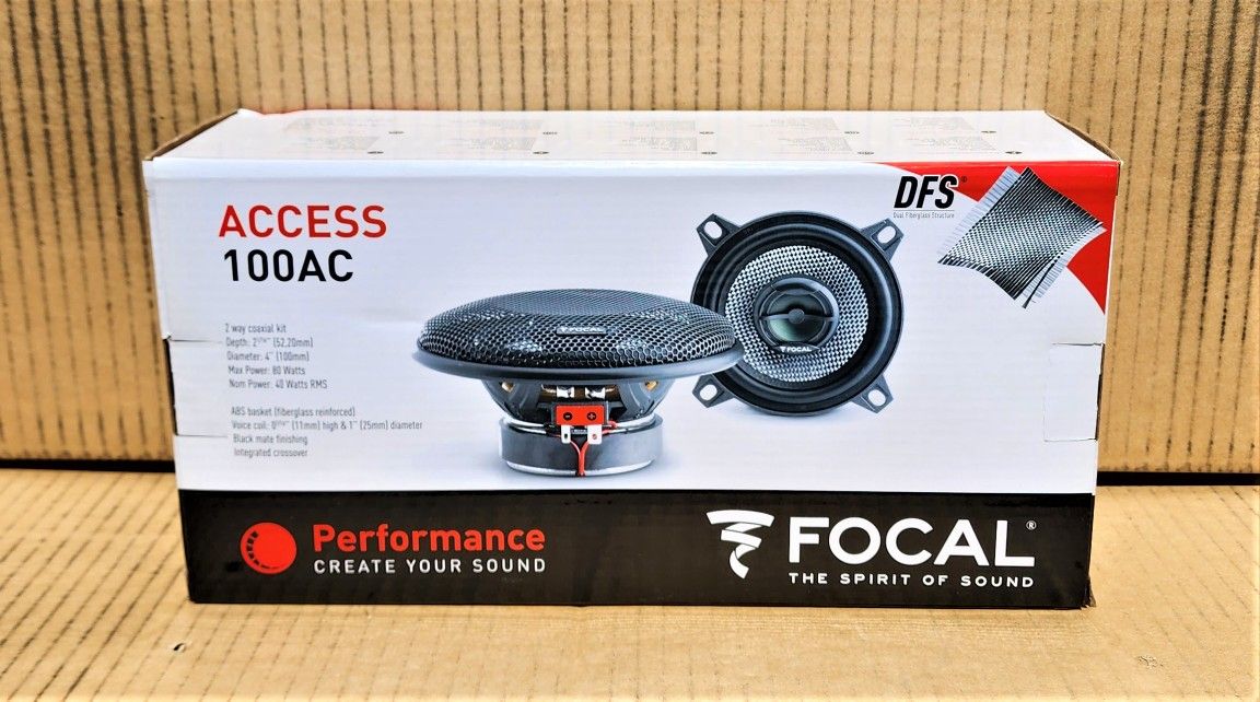 Access Series Car Speakers 4 Inch 2-Way Coaxial Speaker System 80 Watts Performance 🚨 Payment Options Available 🚨 No Credit Needed 🚨