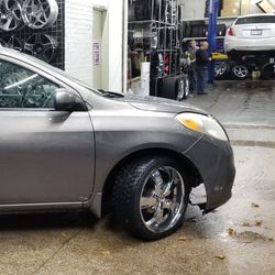 Rims Tenzen 4x100/115 Universal Tires 225/40/18 For Nissan Versa 2014