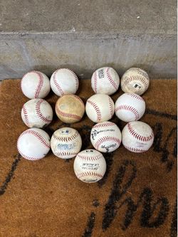 13 Synthetic Cover Baseballs