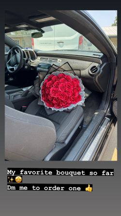 30 Ribbon Roses With Pearl Mesh 