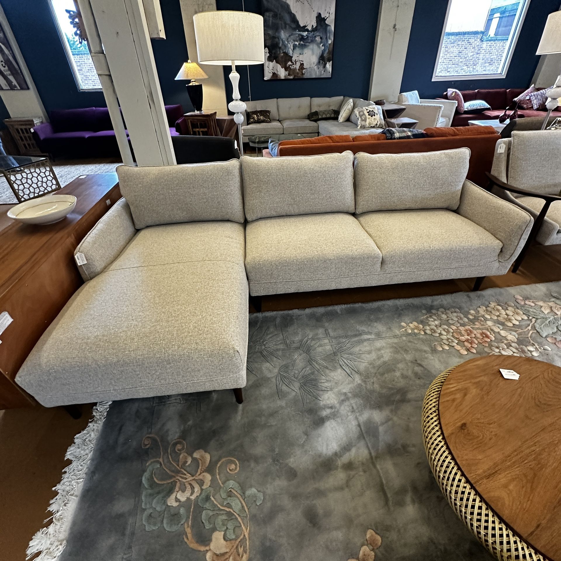Mod Ginger LAF Chaise Sectional