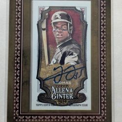 2024 Frank Thomas Allen & Ginter Framed Autographed Mini Card