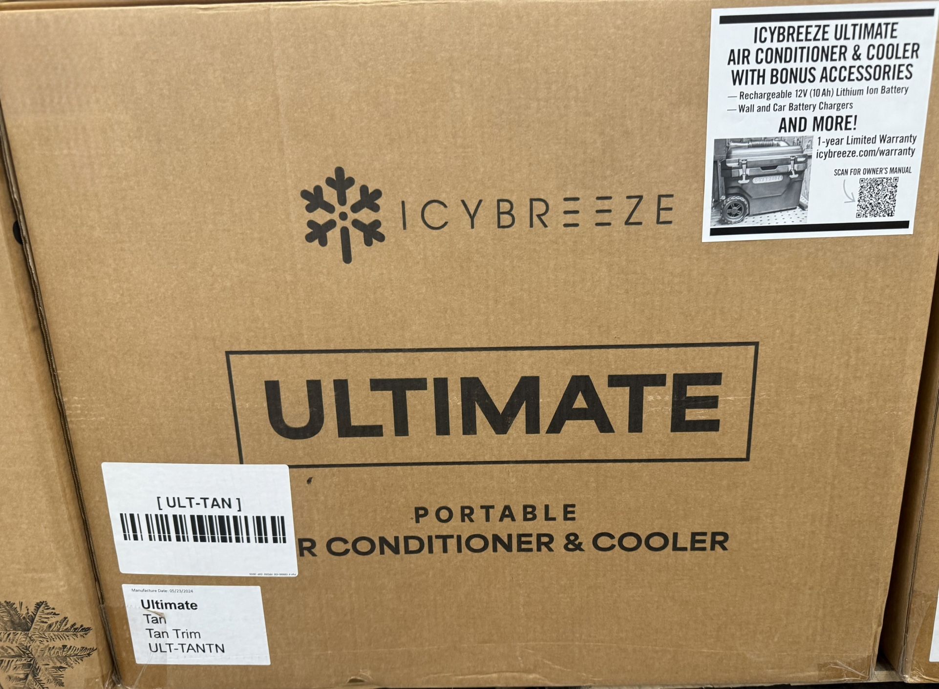 Icy Breeze Ultimate Portable Are Conditioner Cooler