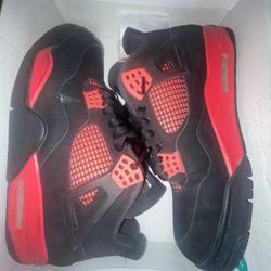 Red Thunder Jordan 4s
