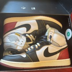 Jordan 1 UNLA Black Toe