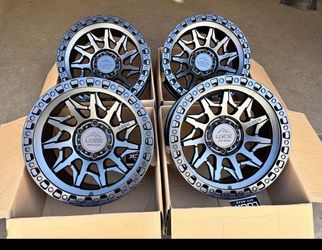 🌀🔱 vendo Rines nuevos 17 x 9 para Toyota Tacoma y Chevy Silverado con llantas semi nuevas