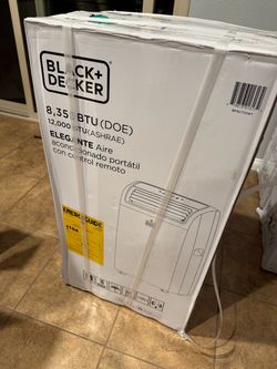 Brand New BLACK+DECKER 12,000 BTU Portable Air Conditioner up to 550 Sq.Ft. with Remote Control, White