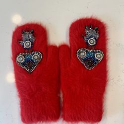 Holiday Blinged Mittens 