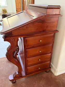 Antique Victorian Davenport Desk