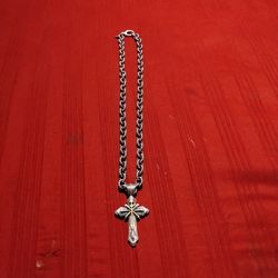 Carolyn Pollack Relios necklace & konstantino .925 &.750 Cross