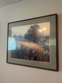 Large wall art frame landscape