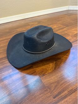 Vintage black cowboy hat