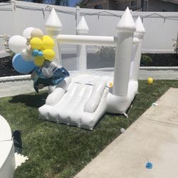 Toddler White Bounce House