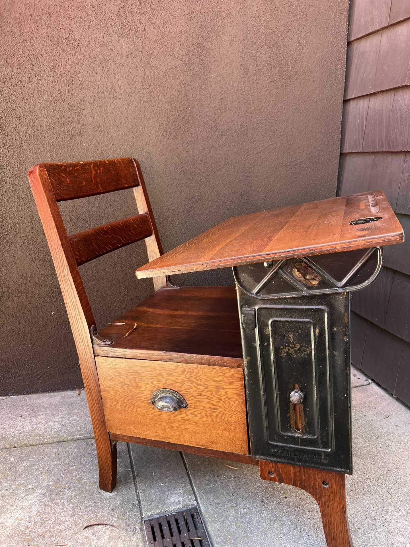 Antique School Desk From 1900s