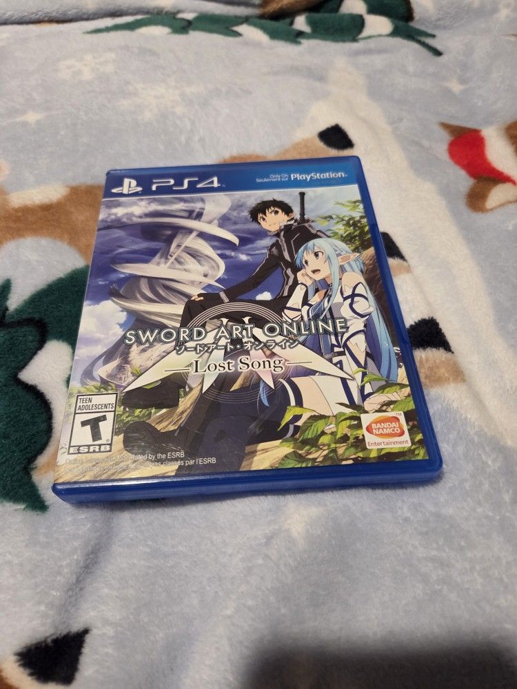 Sword Art Online: Lost Song PS4 Video Game.