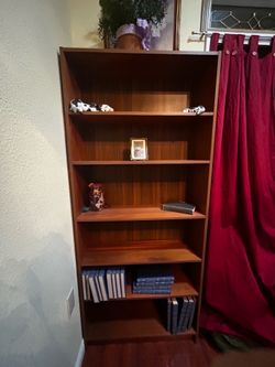 Brown Bookshelf