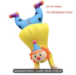 Handstand Clown Inflatable Costume