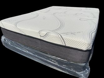 Queen Cooling Gel Hybrid Memory Foam Mattress!